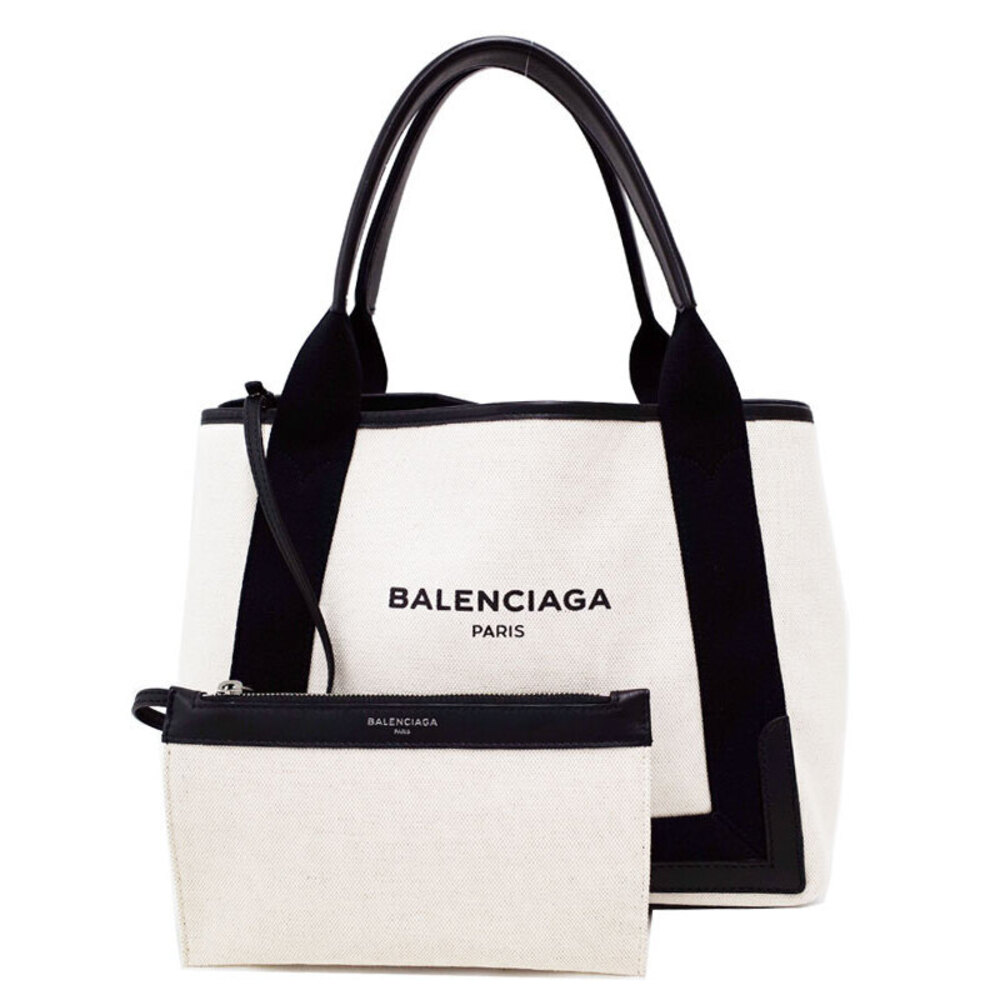 Balenciaga Handbag Shoulder Blue Cabas Navy - Picture 2 of 5